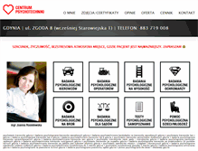 Tablet Screenshot of centrumpsychotechniki.pl